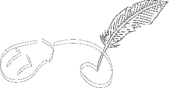 Feather and Mouse Watermark